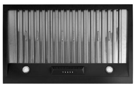 Unique 36' Classic Retro Midnight Black Range Hood UGP-36CR RH B