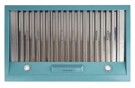 Unique 36' Classic Retro Ocean Mist Turquoise Range Hood UGP-36CR RH T