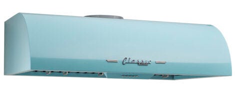 Unique 36' Classic Retro Ocean Mist Turquoise Range Hood UGP-36CR RH T