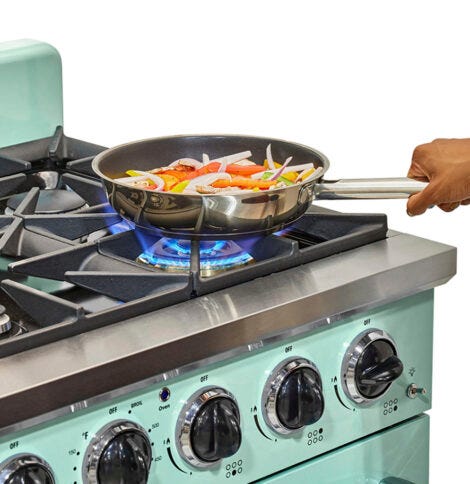 Unique 36' Classic Retro Summer Mint Green Range with FR Triple Crown Burner UGP-36CR LG