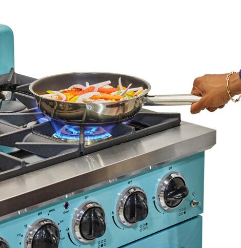 Unique 36' Classic Retro Ocean Mist Turquoise Range with FR Triple Crown Burner UGP-36CR T