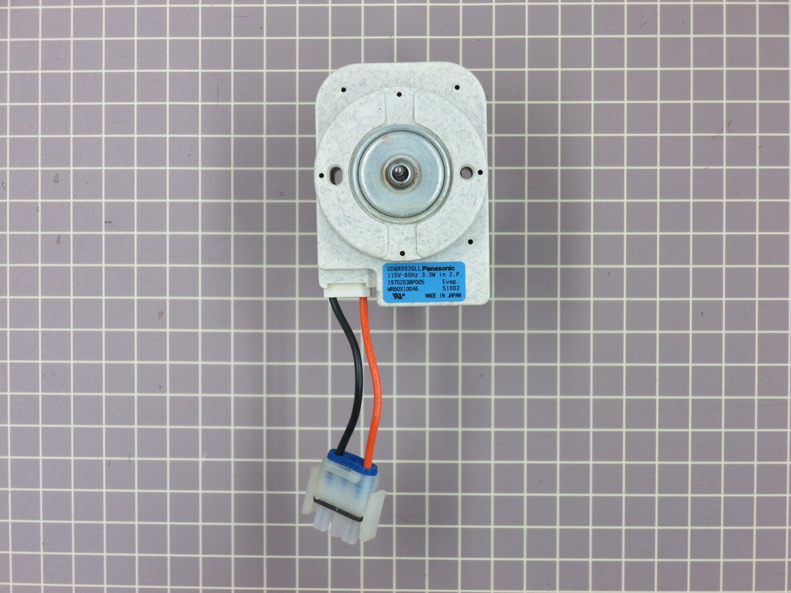 Evaporator Fan Motor WR60X10046