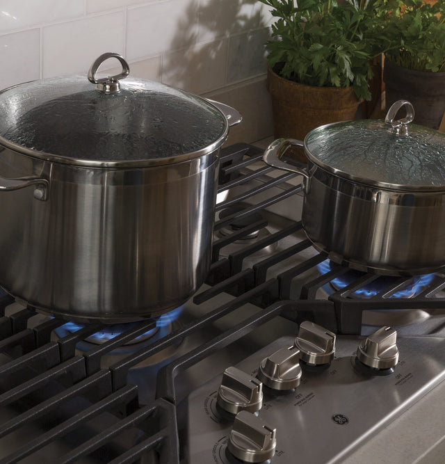 GE Profile 36" Built-In Gas Cooktop with Five Burners PGP7036SLSS