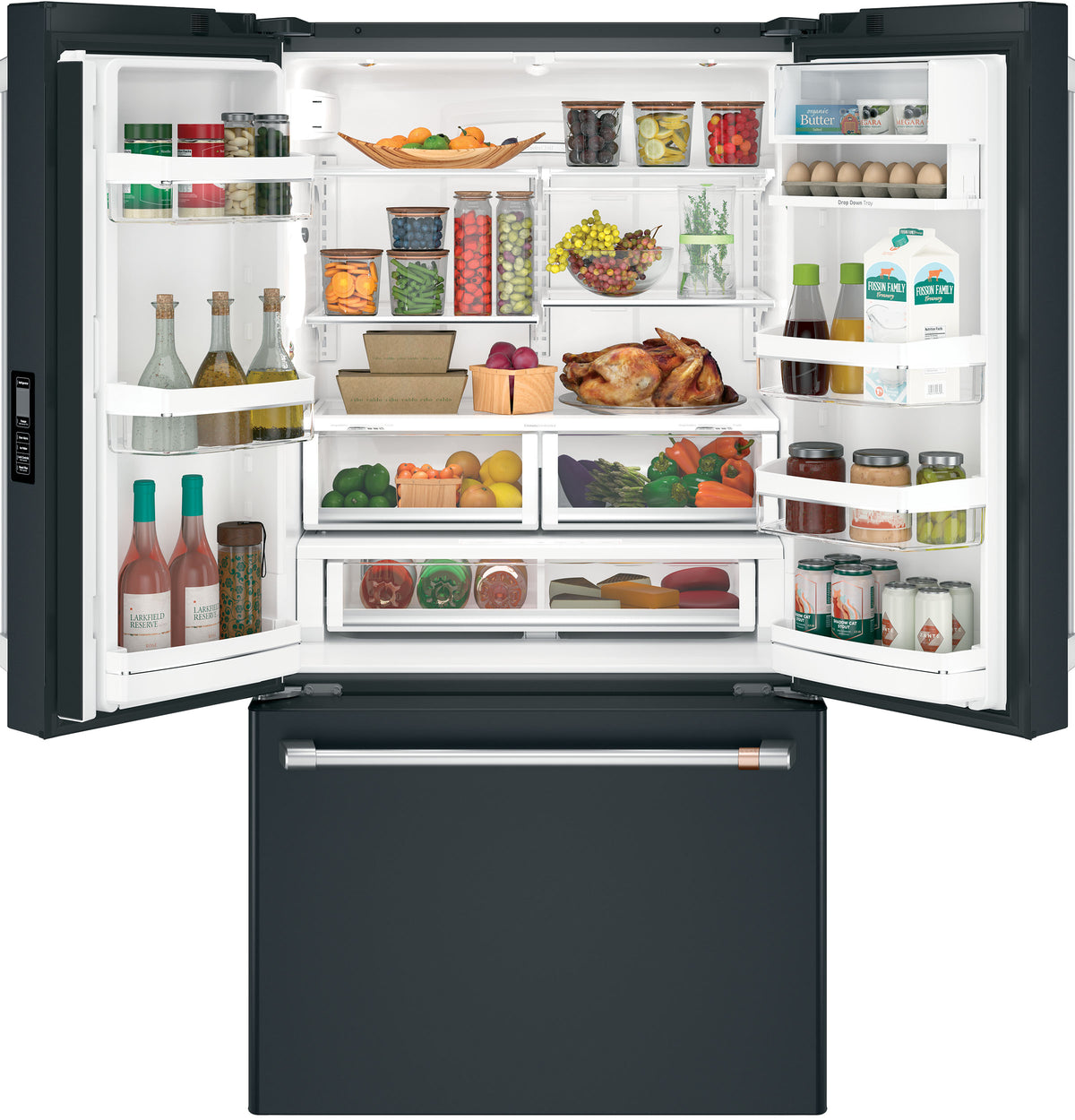 Café ENERGY STAR 23.1 Cu. Ft. Counter-Depth French-Door Refrigerator CWE23SP3MD1