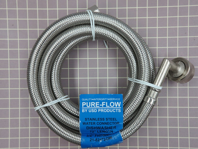 6' Stainless Steel Fill Hose with 3/4" Fitting 21-82472-DW