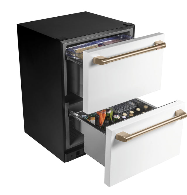 Café 5.7 Cu. Ft. Built-In Dual-Drawer Refrigerator CDE06RP4NW2