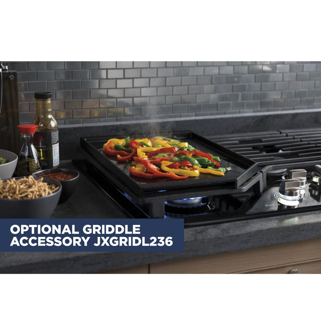 GE Profile 36" Built-In Gas Cooktop with Five Burners PGP7036SLSS