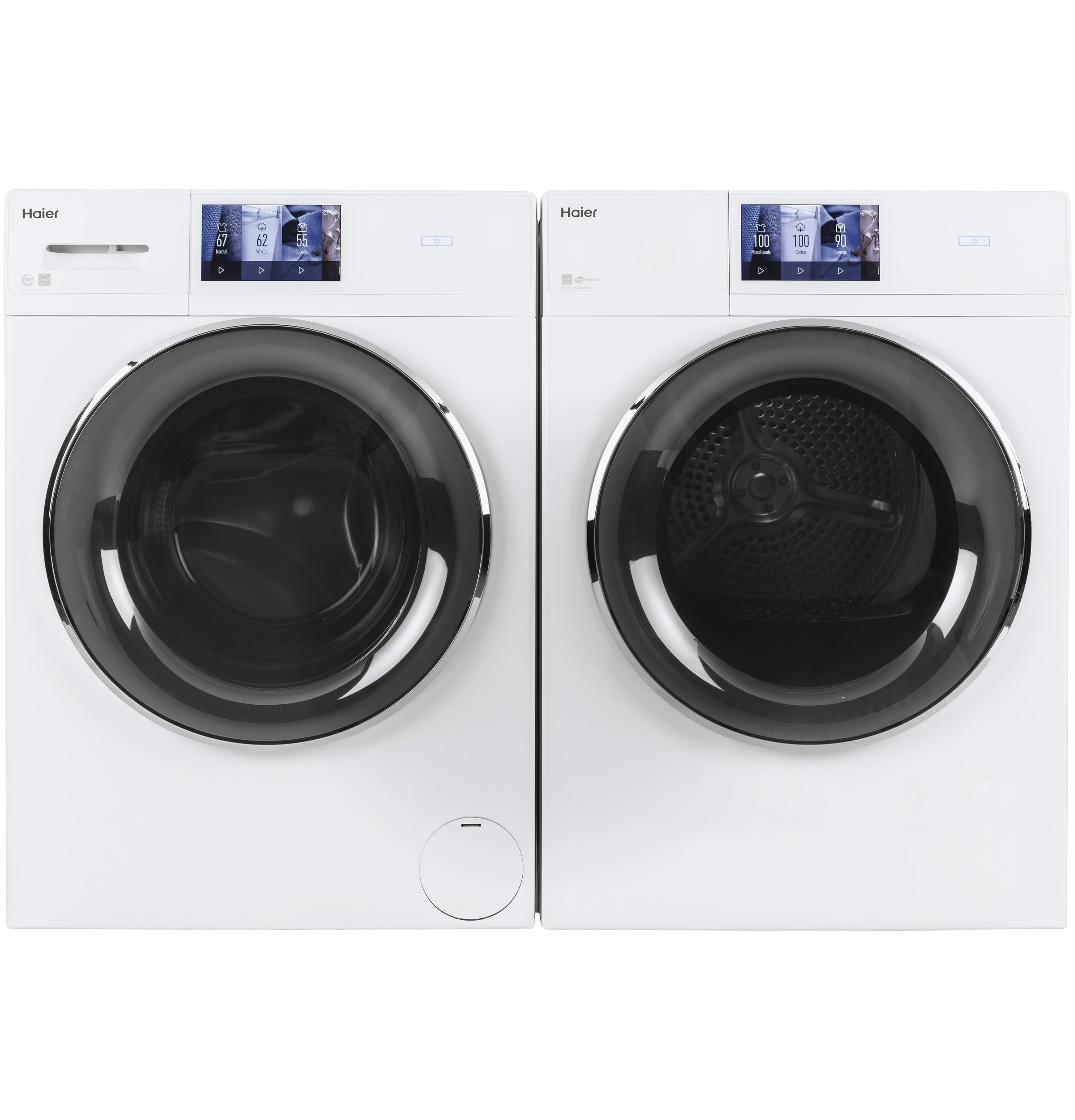 Haier ENERGY STAR® 2.4 Cu. Ft. Smart Frontload Washer QFW150SSNWW