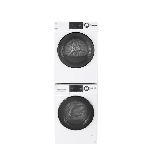 GE 24" 4.3 Cu.Ft. Front Load Vented Electric Dryer with Stainless Steel Basket GFD14ESSNWW
