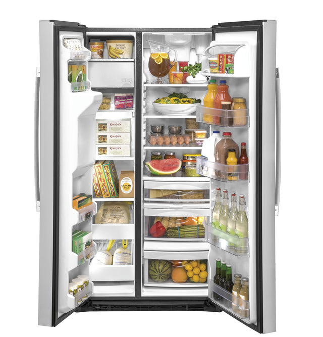 GE 21.8 Cu. Ft. Counter-Depth Side-By-Side Refrigerator GZS22IYNFS