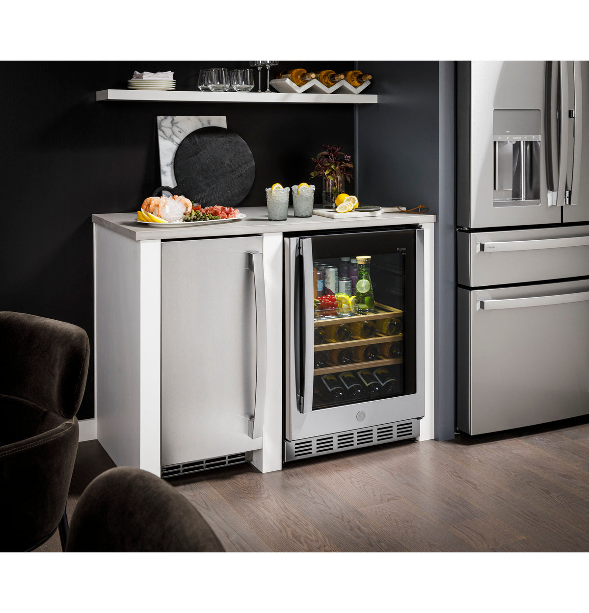 GE Profile Ice Maker 15-Inch Panel-Ready - Nugget Ice UNC15NPWII