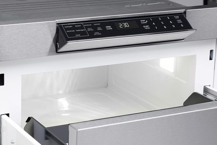 Sharp 24 IN. 1.2 CU. FT. 1000W Stainless Steel Microwave Drawer Oven SMD2470ASY