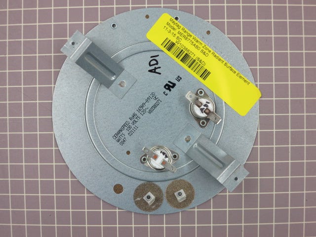 Warm Zone Radiant Surface Element W10388271