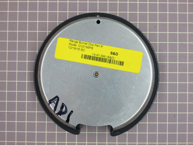 6" Burner Drip Pan 14-41-399