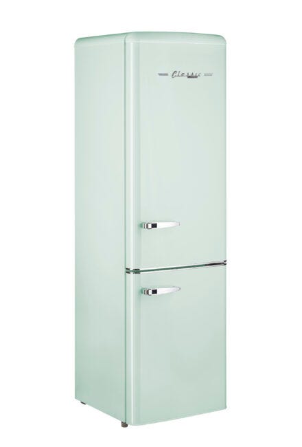 Unique 275 Litre Summer Mint Green 12/24 DC Refrigerator/Freezer UGP-275L LG DC