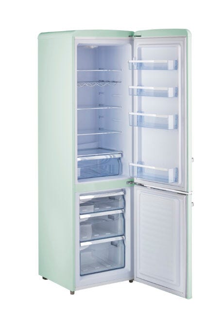 Unique 275 Litre Summer Mint Green 12/24 DC Refrigerator/Freezer UGP-275L LG DC