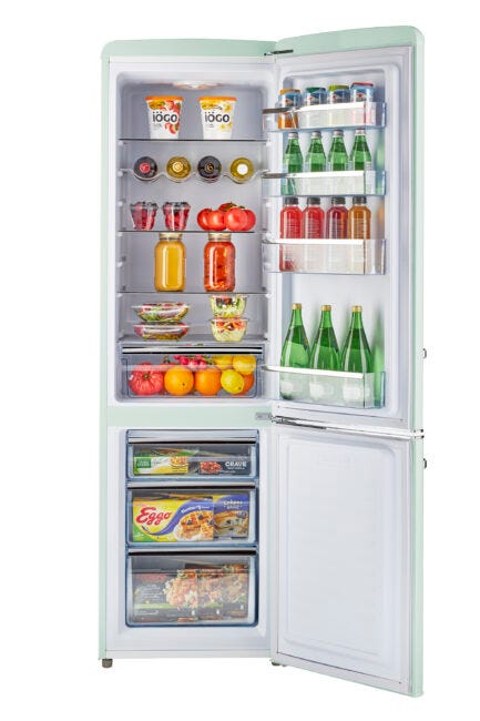Unique 275 Litre Summer Mint Green 12/24 DC Refrigerator/Freezer UGP-275L LG DC