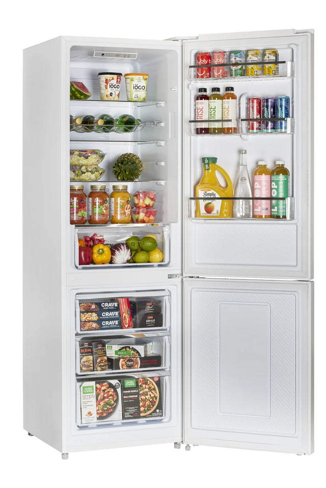 Off-Grid 24-inch 11.7 cu. ft. 325L Solar DC Bottom Freezer Refrigerator in White UGP-325L W