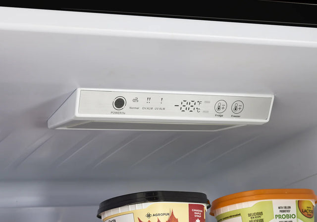 Off-Grid 24-inch 11.7 cu. ft. 325L Solar DC Bottom Freezer Refrigerator in Black UGP-325L B