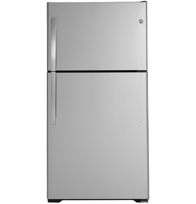 GE® ENERGY STAR® 21.9 Cu. Ft. Top-Freezer Refrigerator GTE22JSNRSS