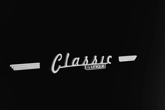 Classic Retro 23.6 in 11.7 cu. ft. Frost Free Retro Bottom Freezer Refrigerator in Midnight Black, ENERGY STAR UGP-340L B AC