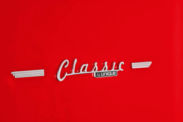 Classic Retro 23.6 in 11.7 cu. ft. Frost Free Retro Bottom Freezer Refrigerator in Candy Apple Red, ENERGY STAR UGP-340L R AC
