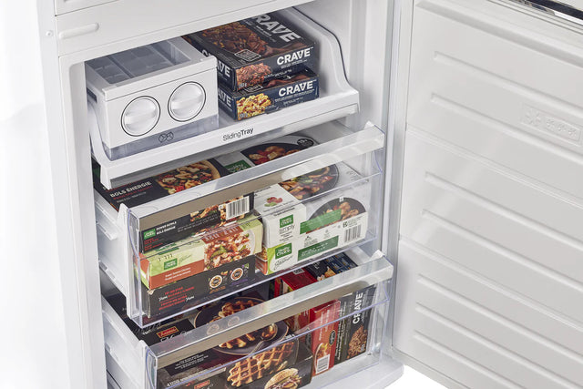 Classic Retro 23.6 in 11.7 cu. ft. Frost Free Retro Bottom Freezer Refrigerator in Marshmallow White, ENERGY STAR UGP-340L W AC