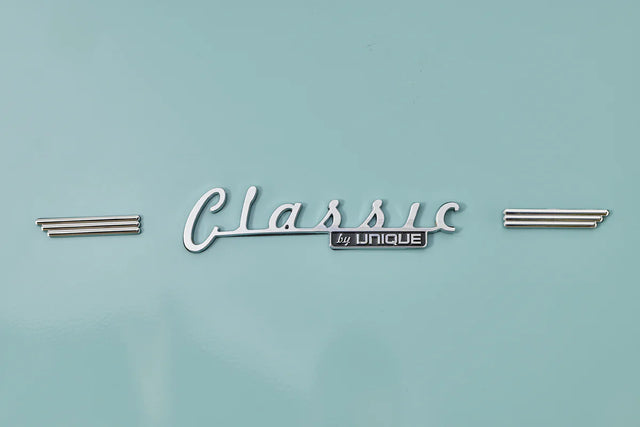 Classic Retro 23.6 in 11.7 cu. ft. Frost Free Retro Bottom Freezer Refrigerator in Ocean Mist Turquoise, ENERGY STAR UGP-340L T AC