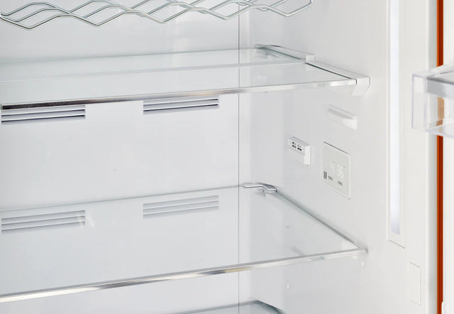 Classic Retro 23.6 in 11.7 cu. ft. Frost Free Retro Bottom Freezer Refrigerator in Creamsicle Orange, ENERGY STAR UGP-340L O AC