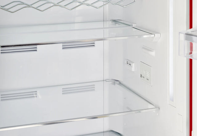 Classic Retro 23.6 in 11.7 cu. ft. Frost Free Retro Bottom Freezer Refrigerator in Candy Apple Red, ENERGY STAR UGP-340L R AC