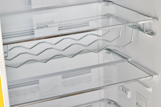 Classic Retro 23.6 in 11.7 cu. ft. Frost Free Retro Bottom Freezer Refrigerator in Canary Yellow, ENERGY STAR UGP-340L Y AC