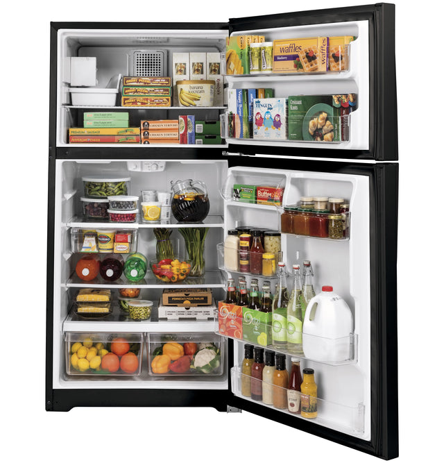 GE® ENERGY STAR® 21.9 Cu. Ft. Top-Freezer Refrigerator GE® ENERGY STAR® GIE22JTNRBB