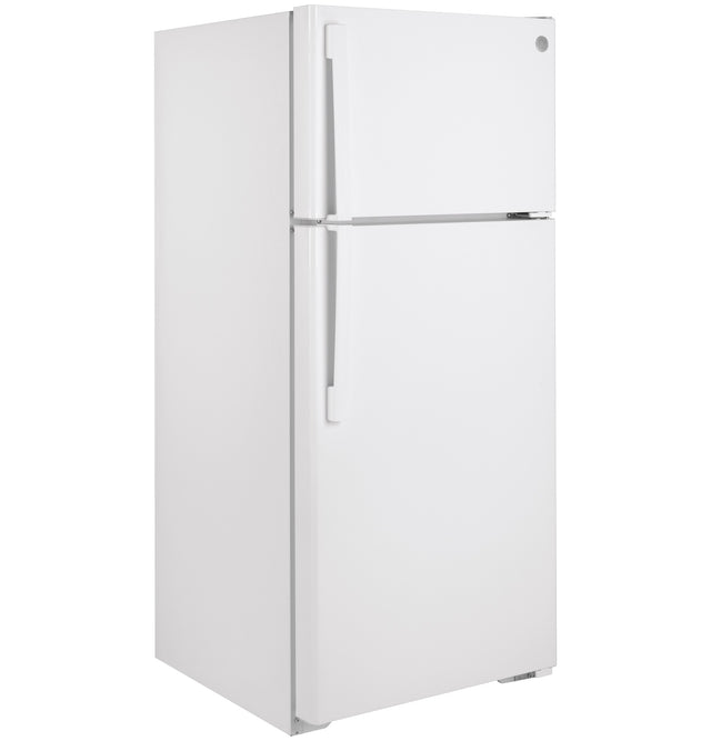 GE ENERGY STAR 16.6 Cu. Ft. Top-Freezer Refrigerator GTE17GTNRWW