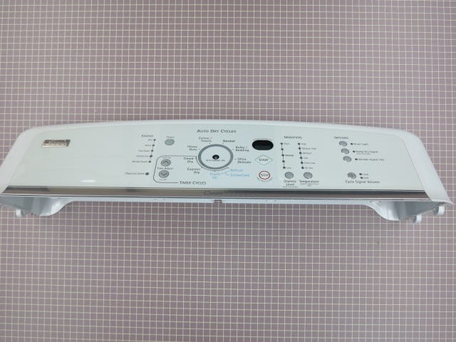 Kenmore Dryer Control Panel/Console W10185356