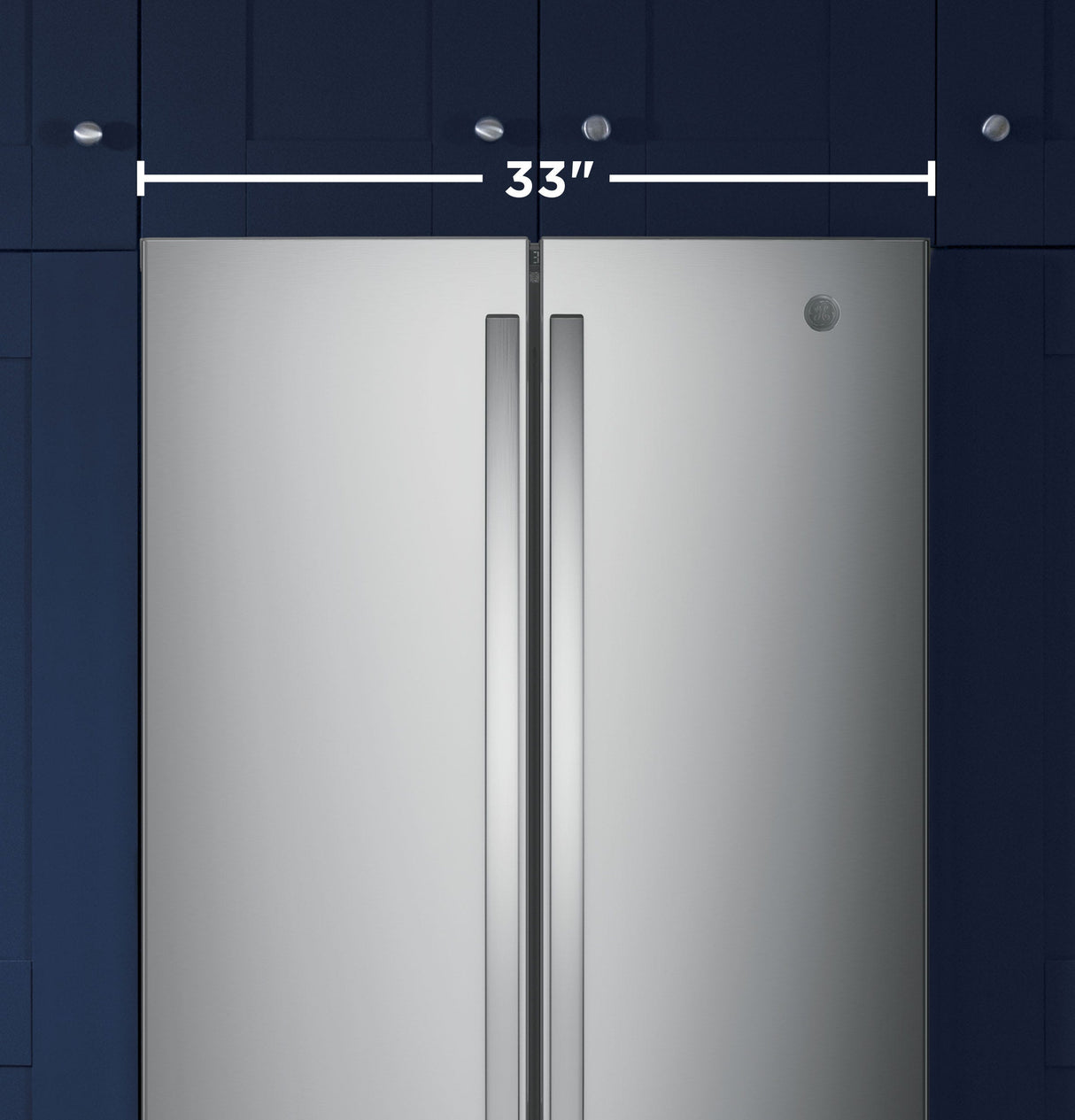 GE® ENERGY STAR® 24.7 Cu. Ft. French-Door Refrigerator GNE25JGKWW