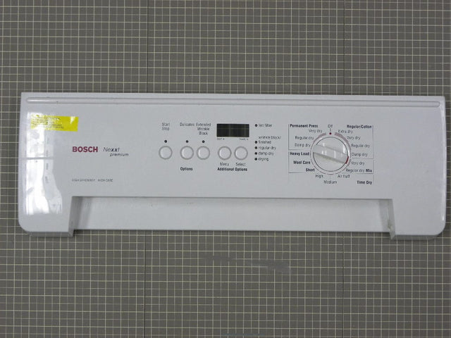 Bosch Dryer Control Panel 436431