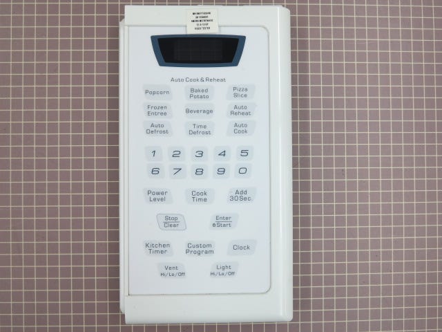 Amana Microwave Touchpad & Control Panel 53001482