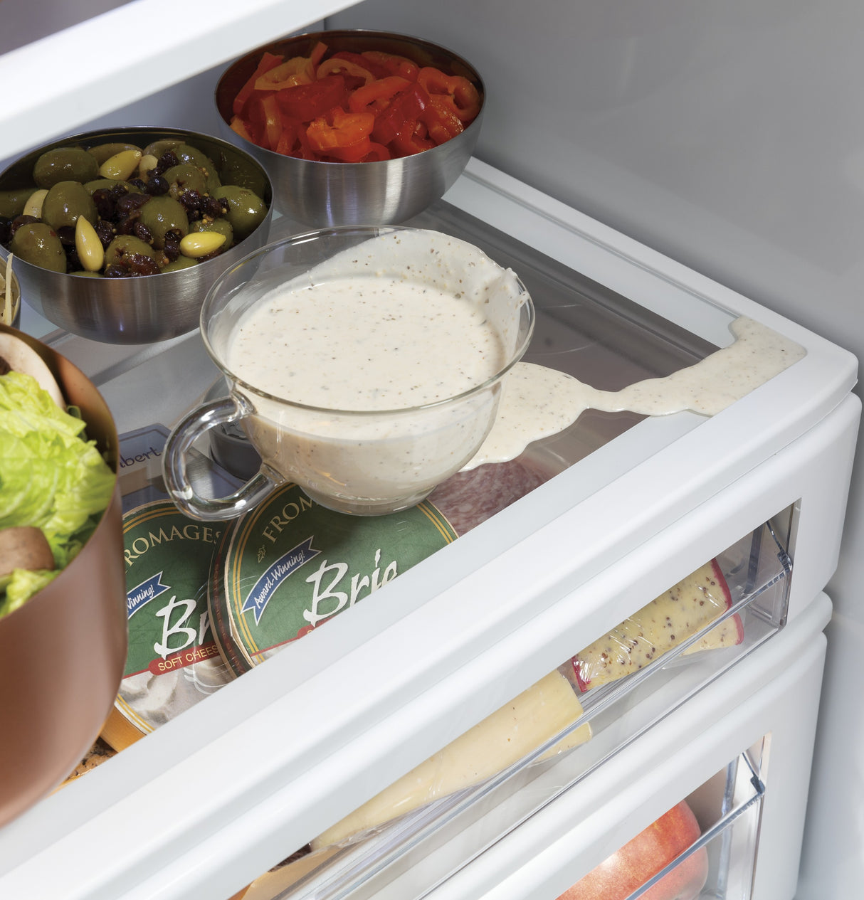 Café 48" Built-In Side-by-Side Refrigerator CSB48WP2NS1
