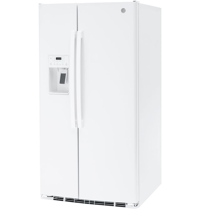 GE ENERGY STAR 25.4 Cu. Ft. Side-By-Side Refrigerator GSE25GGPWW