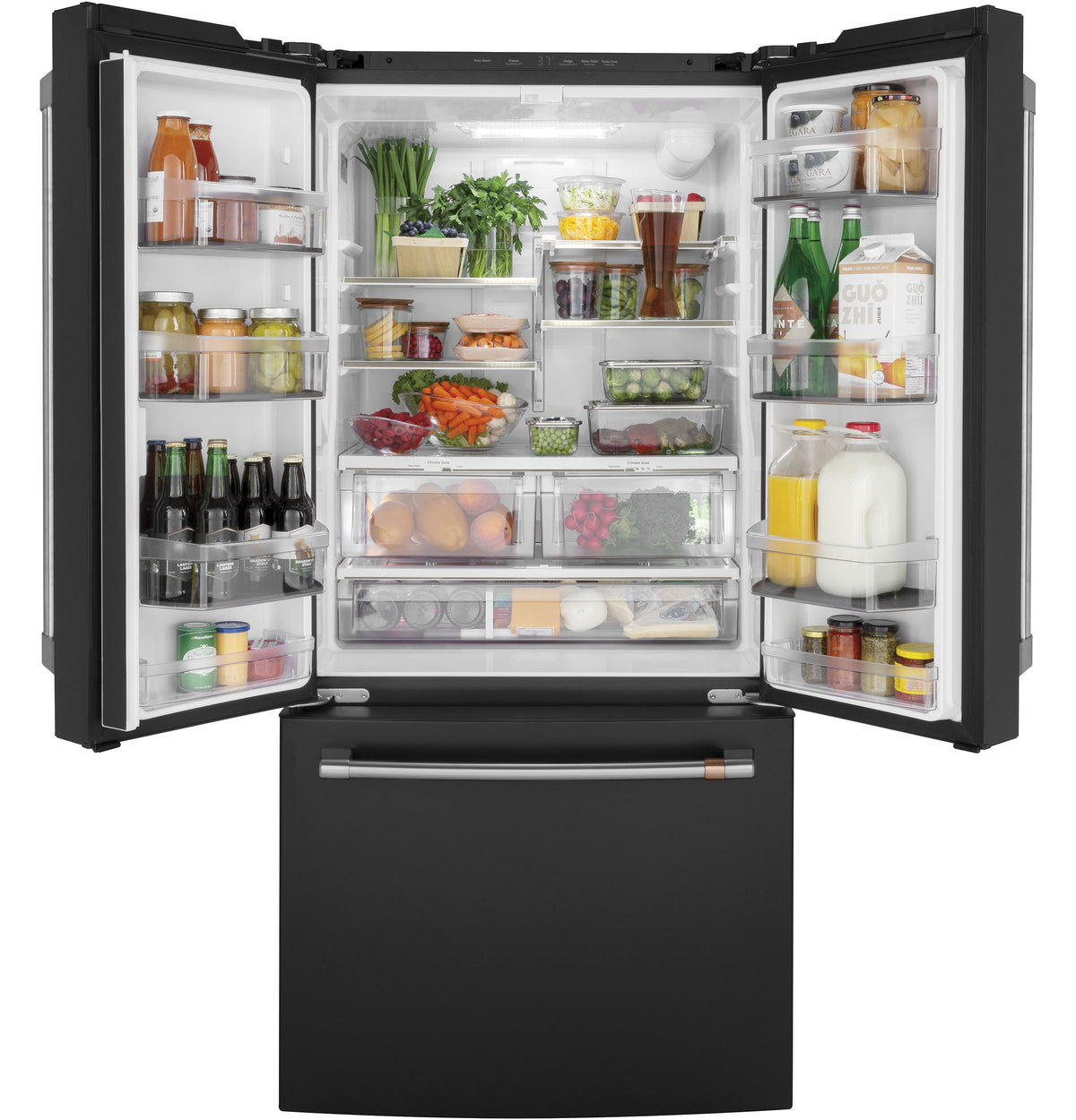 Café ENERGY STAR 18.6 Cu. Ft. Counter-Depth French-Door Refrigerator CWE19SP3ND1