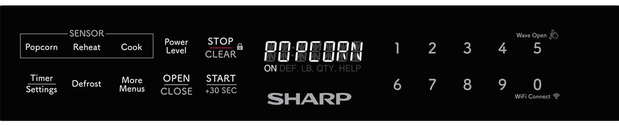 24 in. 1.2 cu. ft. 950W Sharp Stainless Steel Smart Easy Wave Open Microwave Drawer Oven SMD2489ES