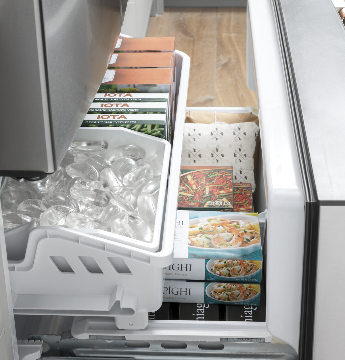 Café ENERGY STAR 18.6 Cu. Ft. Counter-Depth French-Door Refrigerator CWE19SP3ND1