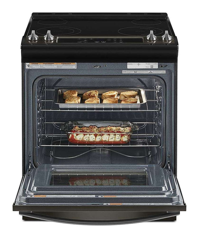 4.8 Cu. Ft. Whirlpool Electric Range with Frozen Bake Technology WEE515S0LV