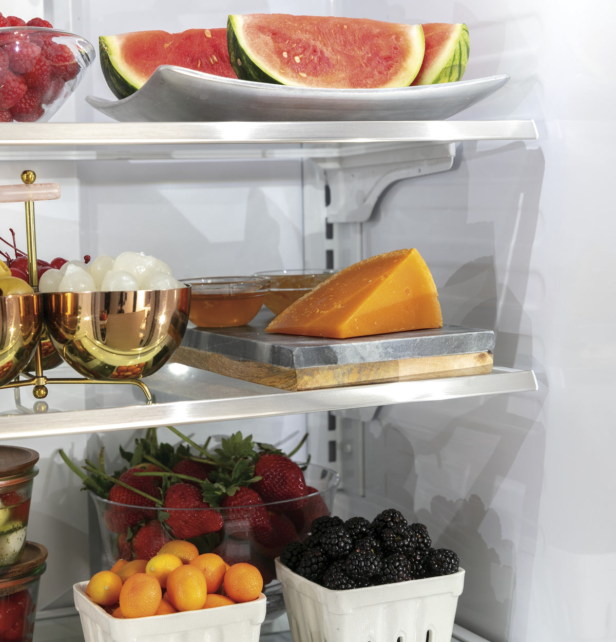 Café ENERGY STAR 23.1 Cu. Ft. Counter-Depth French-Door Refrigerator CWE23SP3MD1
