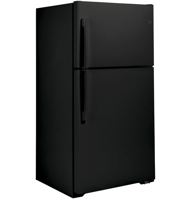 GE® ENERGY STAR® 21.9 Cu. Ft. Top-Freezer Refrigerator GTE22JTNRBB