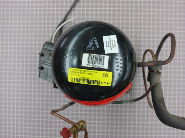 Amana Refrigerator Compressor W10309990