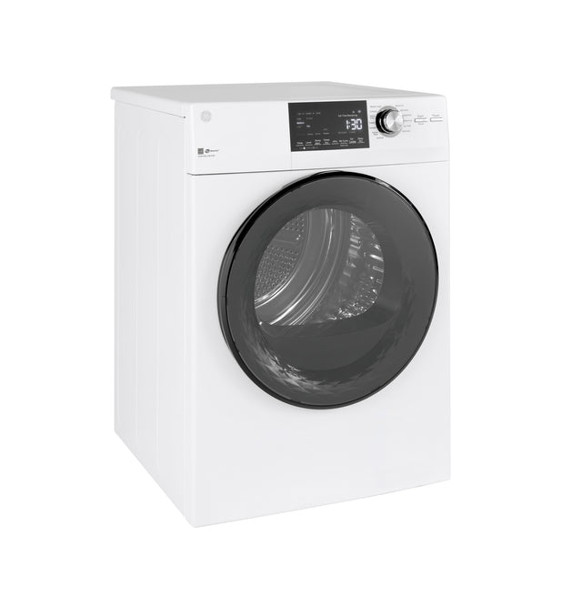 GE 24" 4.3 Cu.Ft. Front Load Vented Electric Dryer with Stainless Steel Basket GFD14ESSNWW