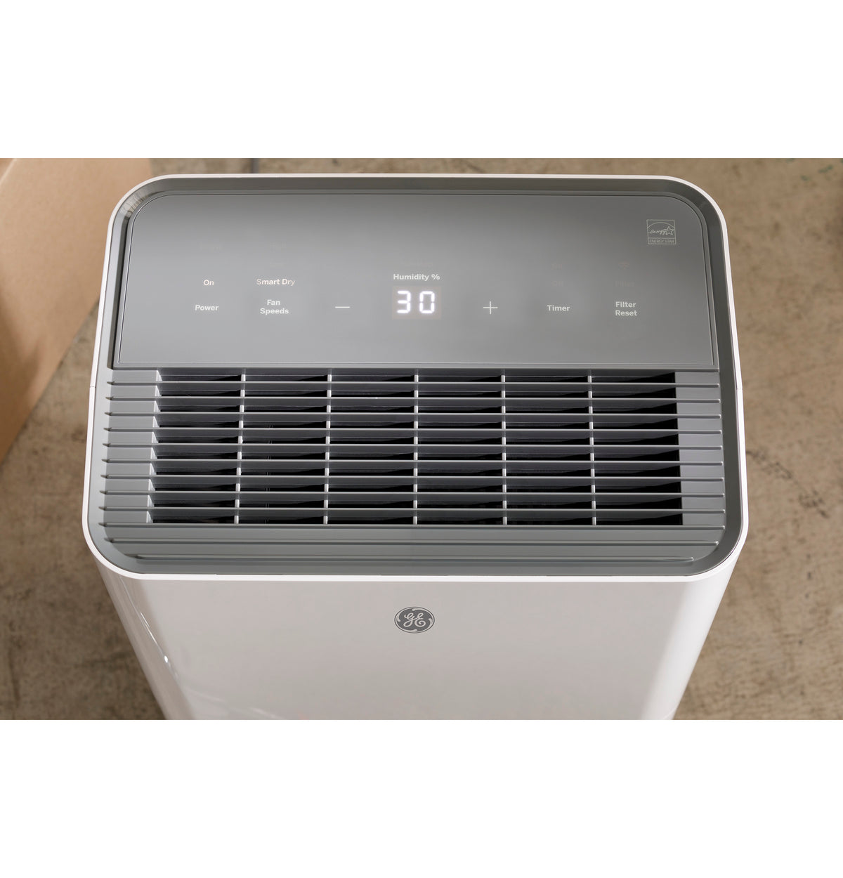 GE® 22 Pint Portable Dehumidifier with Smart Dry for Damp Spaces ADYR22LC