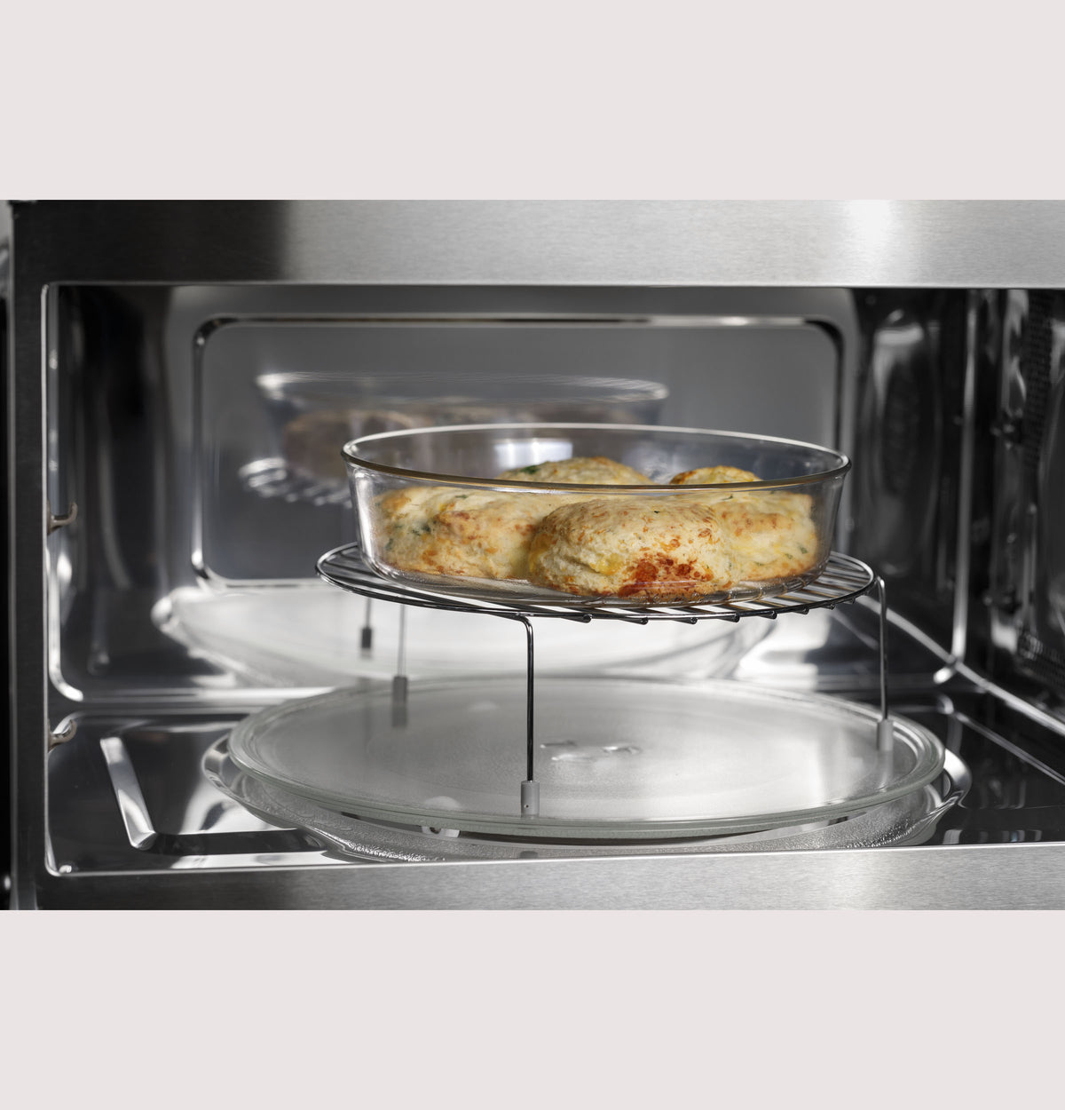 GE Profile™ 30" Built-In Microwave/Convection Oven PWB7030SVSS