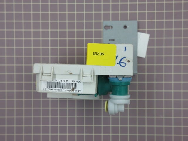 Ice Maker Water Inlet Valve W10217917
